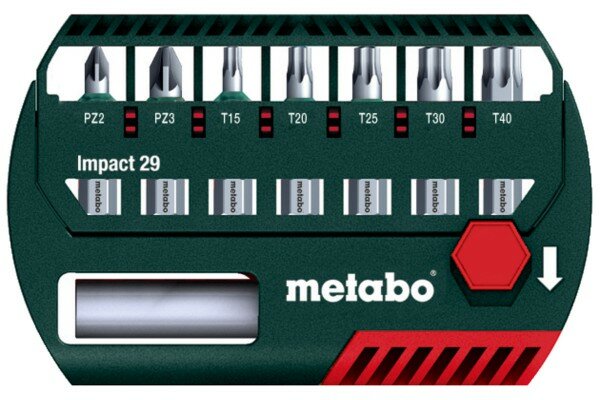 Набор бит Metabo Impact 29 8 предм.