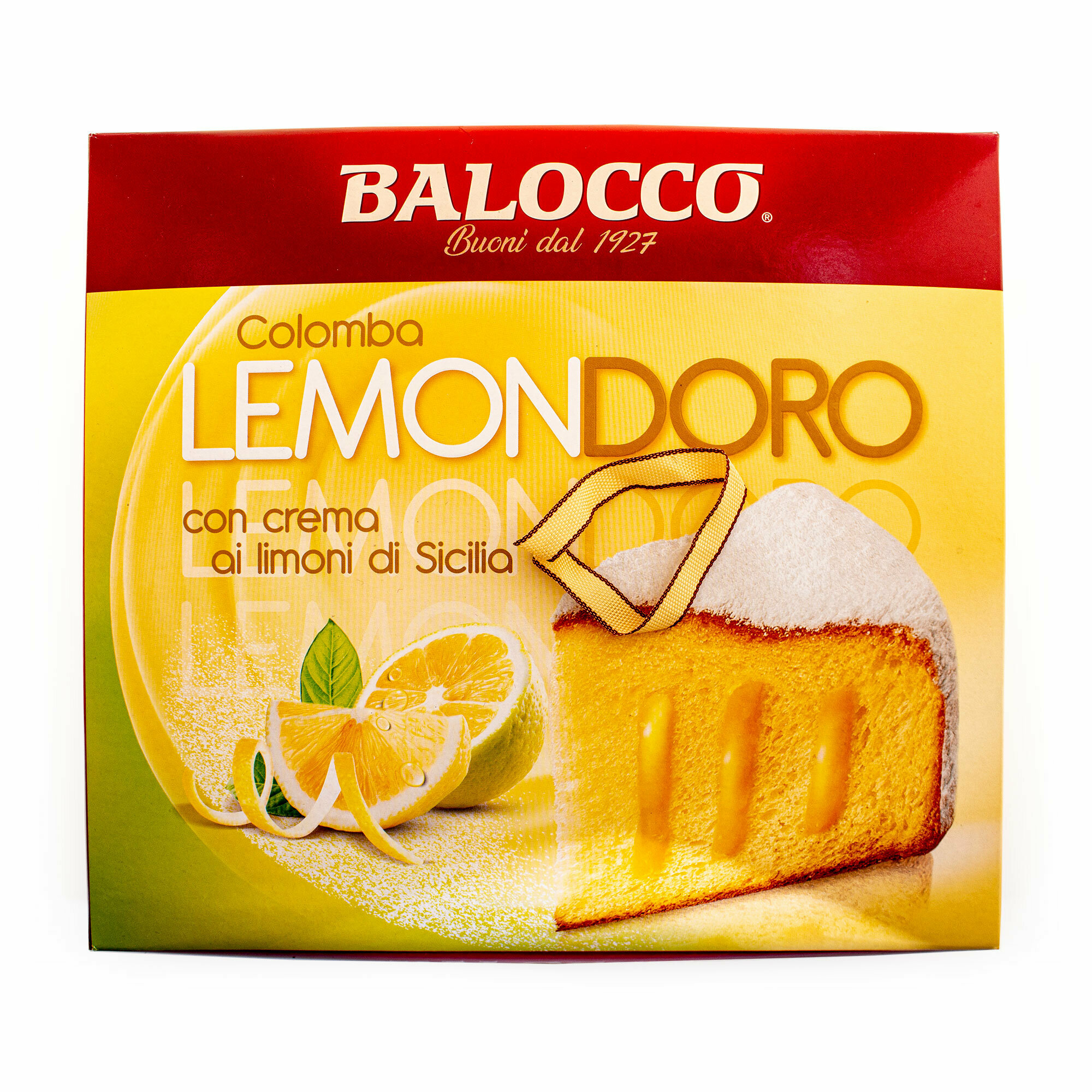 Коломба LEMONDORO, пасхальный кулич с кремом из сицилийских лимонов, BALOCCO, 0,75 кг (карт/кор) - фотография № 2