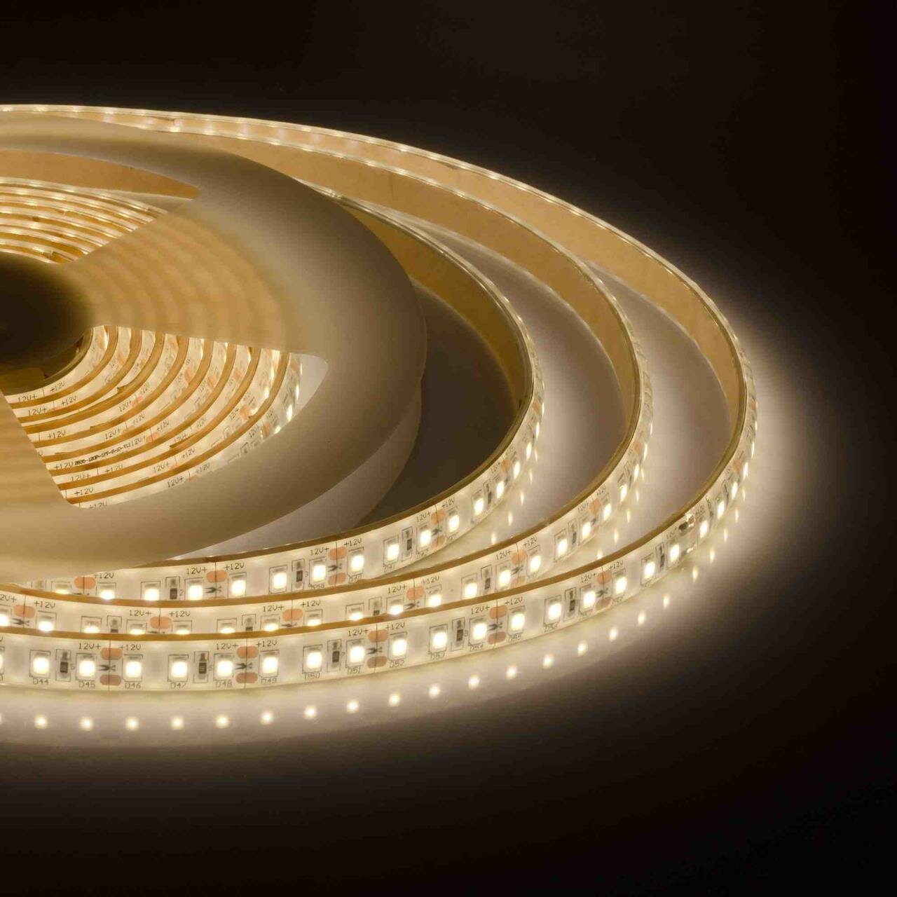 фото 00-98 Светодиодная лента, 12В, 14,4Вт м, smd2835, 120д м, IP67(TPU), 2000Лм м, ширина подложки 12мм