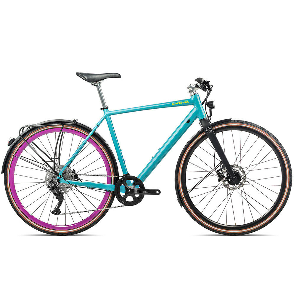 Велосипед Orbea Carpe 10 (2021) L, Голубой/черный