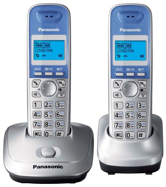  DECT Panasonic KX-TG2512RU silver