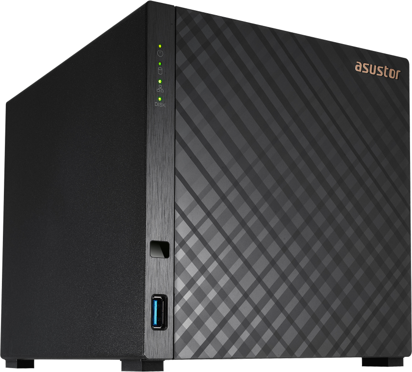 Сетевое хранилище Asustor AS1104T 90IX01J0-BW3S00 настольный 4шт. 3.5" SATA III 72TB RAID 0,RAID 1,RAID 10,RAID 5,RAID 6 1 GB DDR4 Кол-во сетевые интерфейсов 1шт. 2.5 Gb/s — фото 2