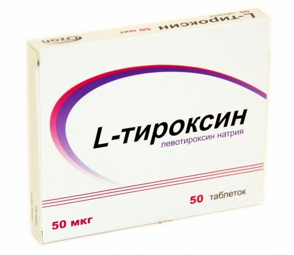 Л-тироксин таб.50мкг №50
