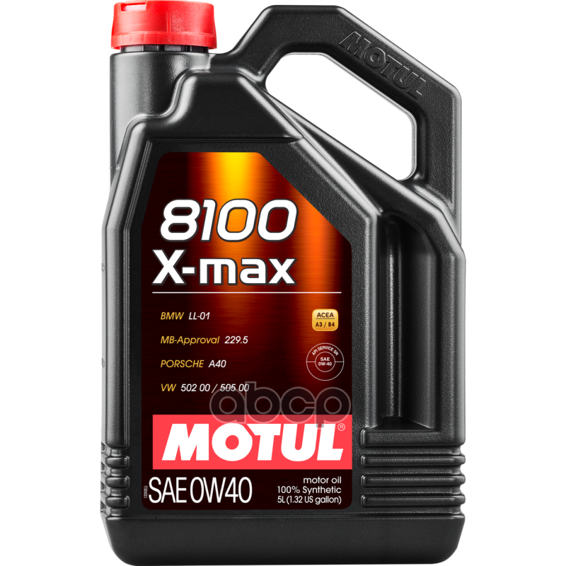 MOTUL Масло Мотор.. 5 Л., 8100 X-Max, 0w-40, ( 104 533 )