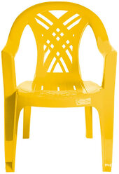 Кресло пластиковое Стандарт Пластик Престиж-2 84 x 60 x 66 см желтое