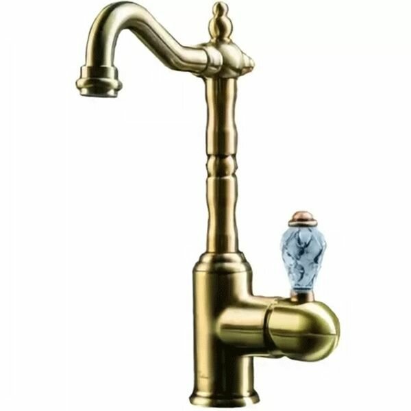 Смеситель для раковины Boheme Crystal 302-CRST бронза высокий