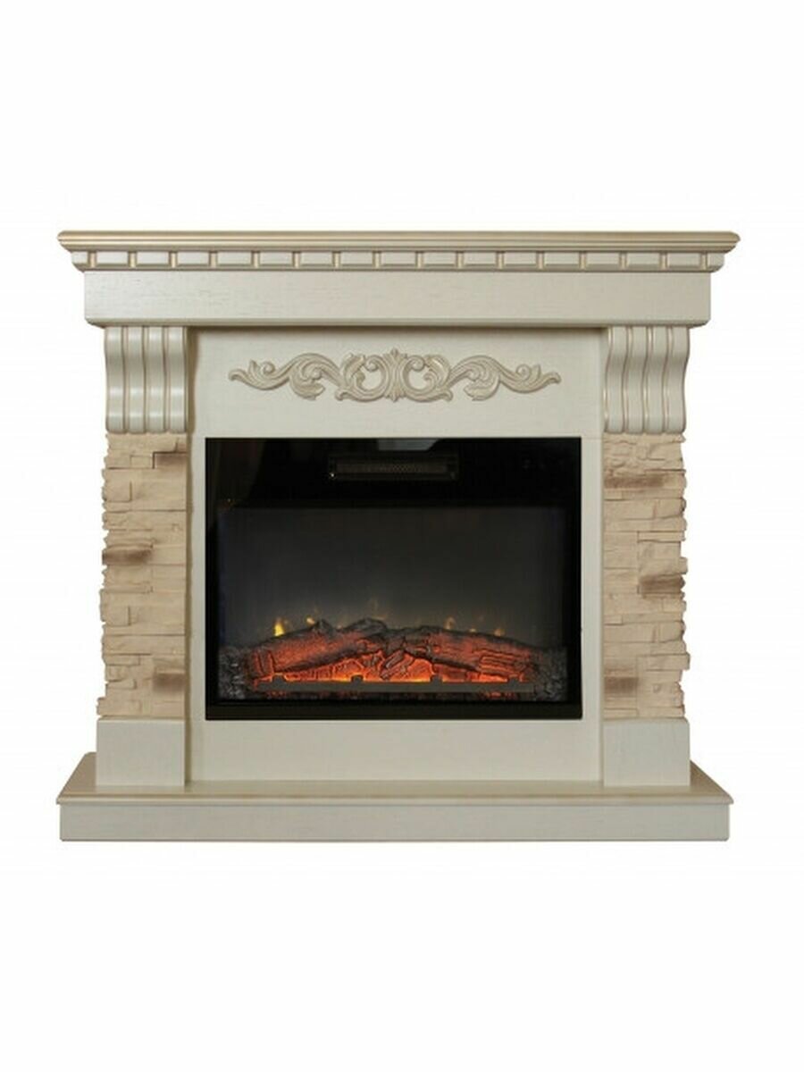 Электрокамин RealFlame Marseilles Luxe WT-619G с очагом Kendal 24