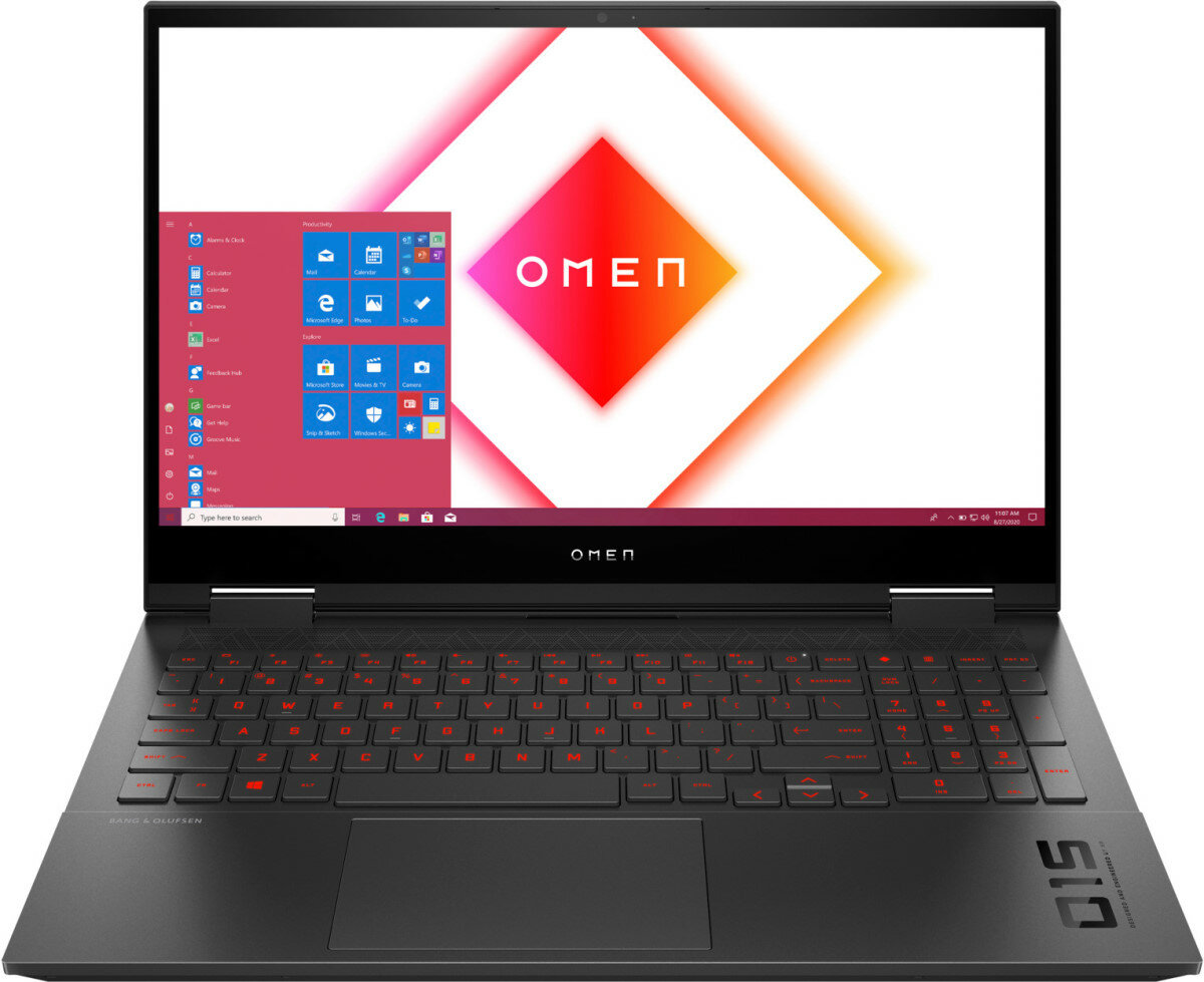 Ноутбук HP Omen 15-ek1014ur 3B2V5EA (Core i7 2200 MHz (10870H)/16384Mb/1024 Gb SSD/15.6"/2560x1440/nVidia GeForce RTX 3070 (MAX-Q) GDDR6/DOS)