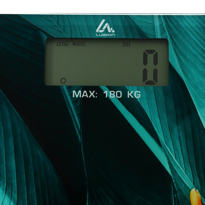 Весы напольные Luazon LVE-014 "Тропики", электронные, до 180 кг, 2хAAА (не в комплекте) - фотография № 3