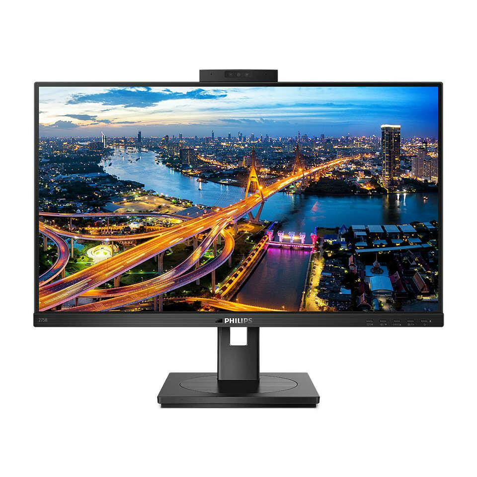 Монитор Philips 27" 275B1H 2560x1440 IPS WLED 75Гц 4ms DVI HDMI DisplayPort