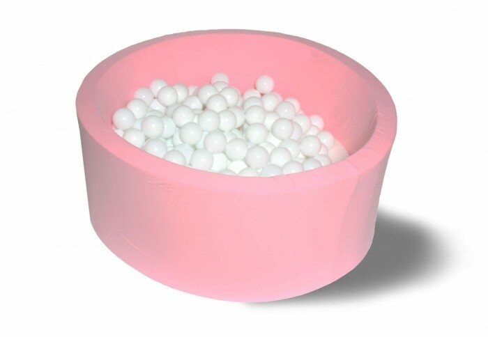 Сухой бассейн Розовый снег 40 см с комплектом шаров 200 шт.