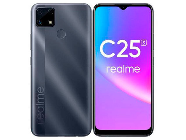 Сотовый телефон realme C25S 4/128 ГБ, Water Grey