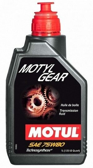 Трансмиссионное масло Motul Motylgear 75W80 1л (105782)