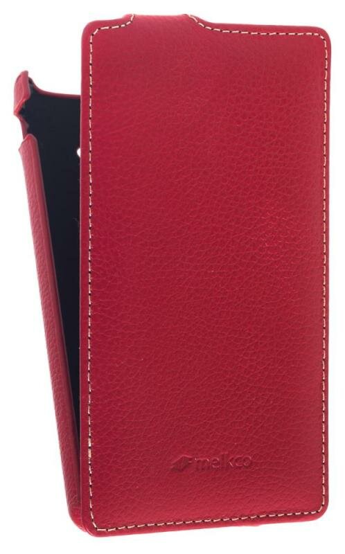 Кожаный чехол для Sony Xperia ZL / L35h Melkco Leather Case - Jacka Type (Red LC)