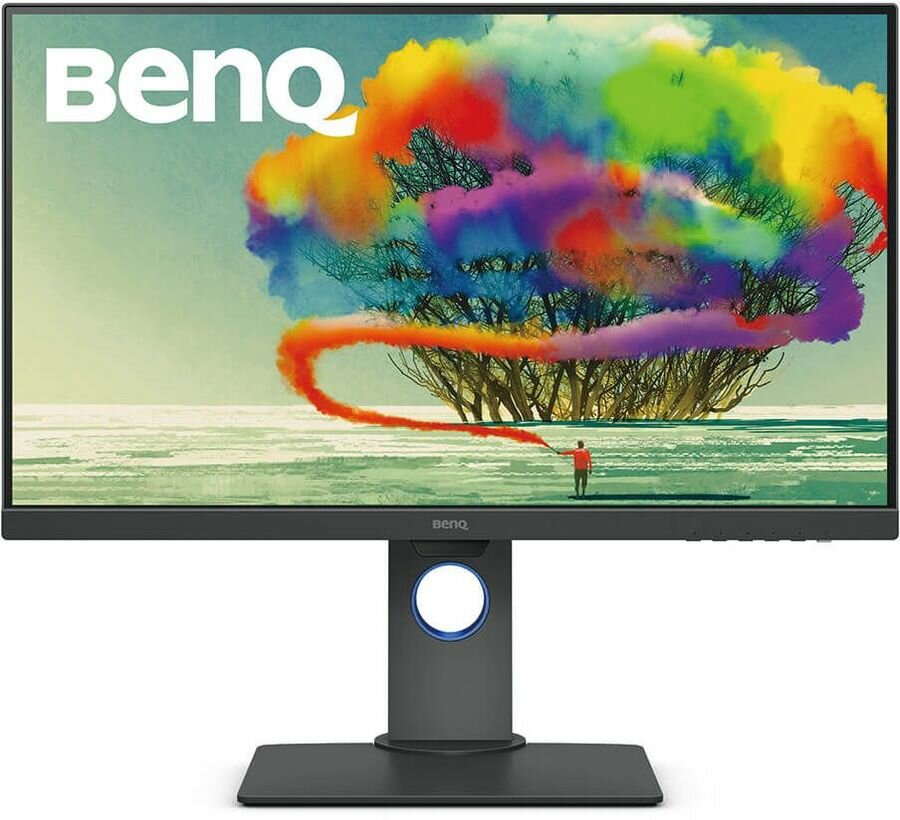 Монитор BENQ 27"(3840x2160) BENQ PD 2700U 9H.LHALB.QBE/матрица IPS Матовая /Встроенные колонки Регулировка высоты