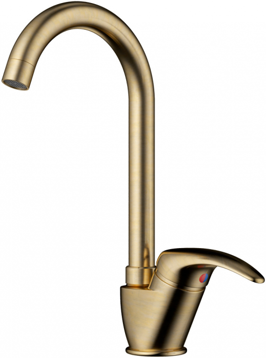 Смеситель для кухни Omoikiri Umi-AB античная латунь 4994262