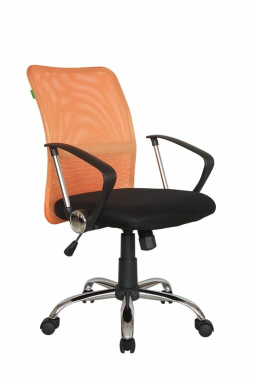 Компьютерное кресло Riva Chair 8075 оранжевая сетка
