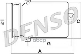 Компрессор Кондиционера Vag A3,Golf Iv, Touran Denso арт. DCP32003