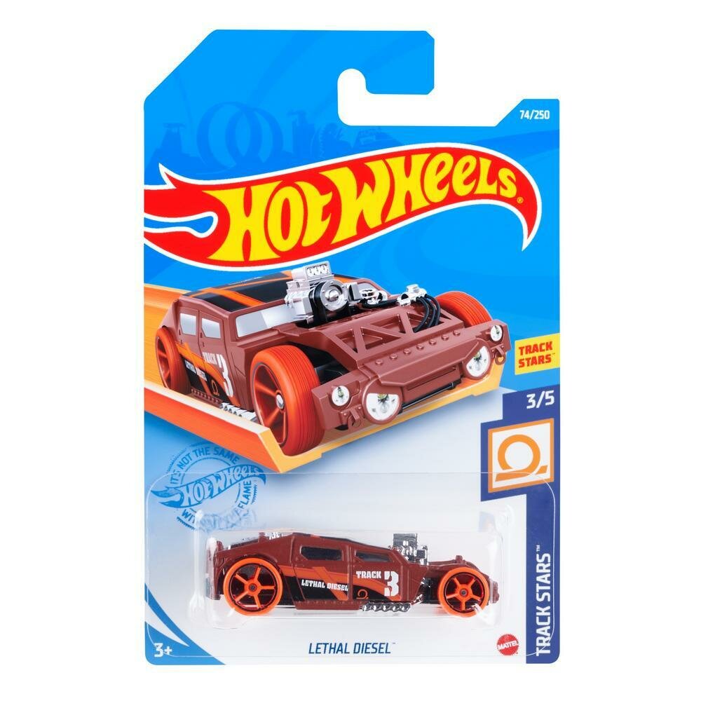 Машинка Hot Wheels коллекционная (оригинал) LETHAL DIESEL (коричневый)