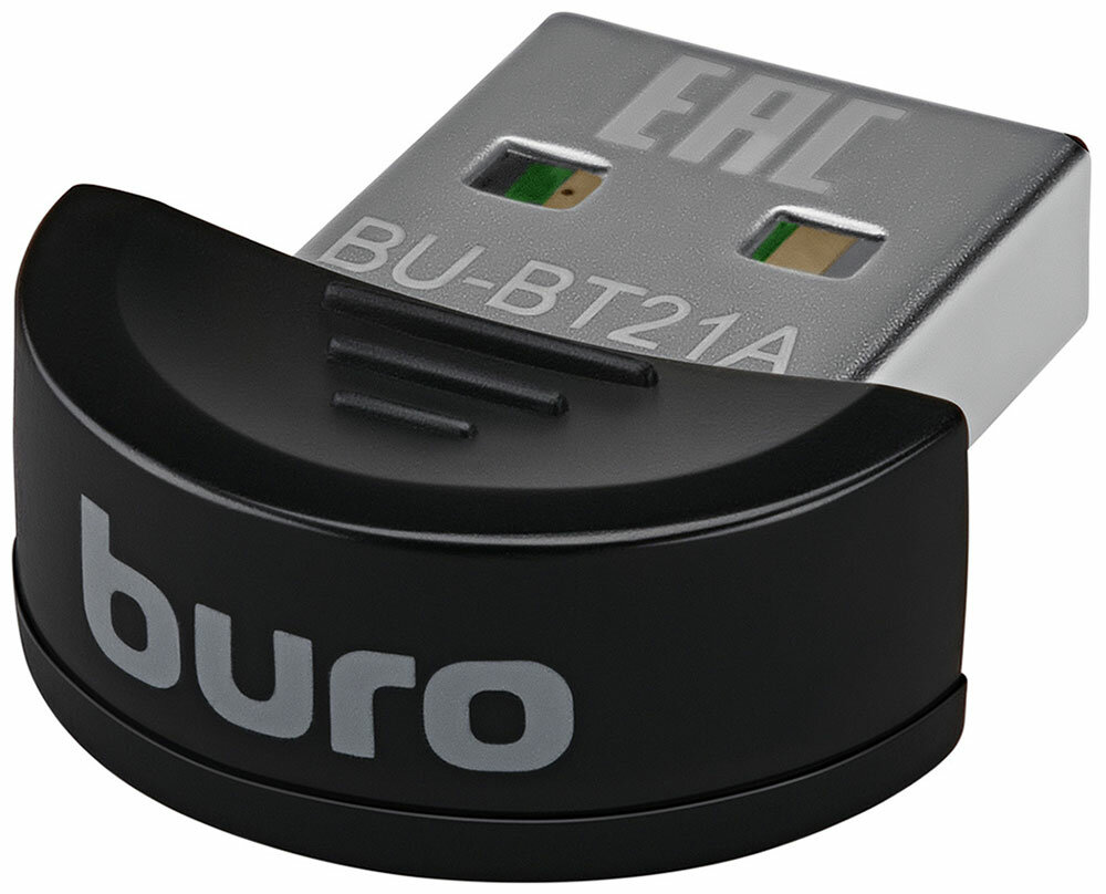 Адаптер Buro USB (BU-BT21A) Bluetooth 2.1+EDR class 2 10 м черный