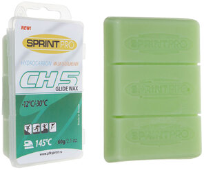 Sprint Мази скольжения SPRINT PRO, CH5 Green, (от -12 до -30°C), 60 г