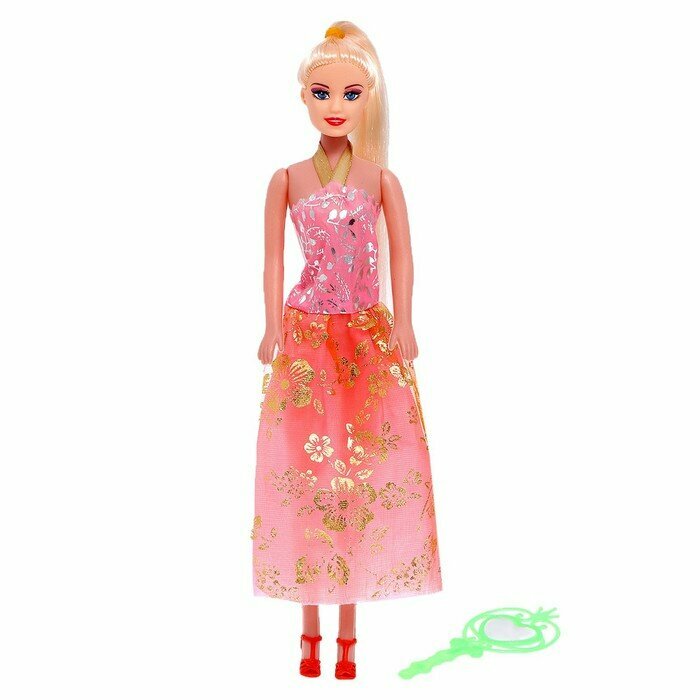 Кукла-модель "Оля" в платье, с аксессуарами, микс./В упаковке шт: 1