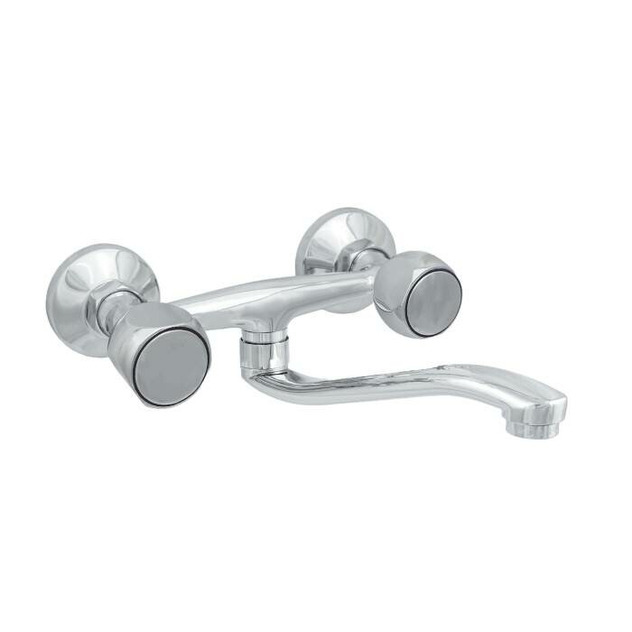 фото Смеситель для кухонной мойки двуручный нижний излив Стандарт ЦС-СМ 294 К М_Крест Центр Сантехники (Подольск) СМ515012