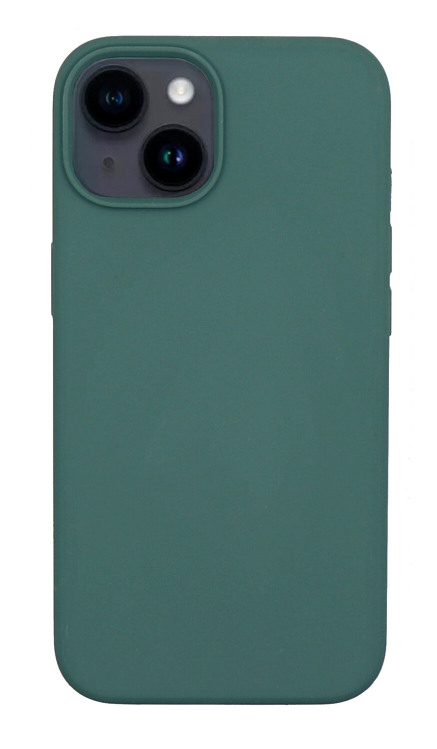 Чехол-накладка для iPhone 14, Silicon Case, без лого, зеленый лес