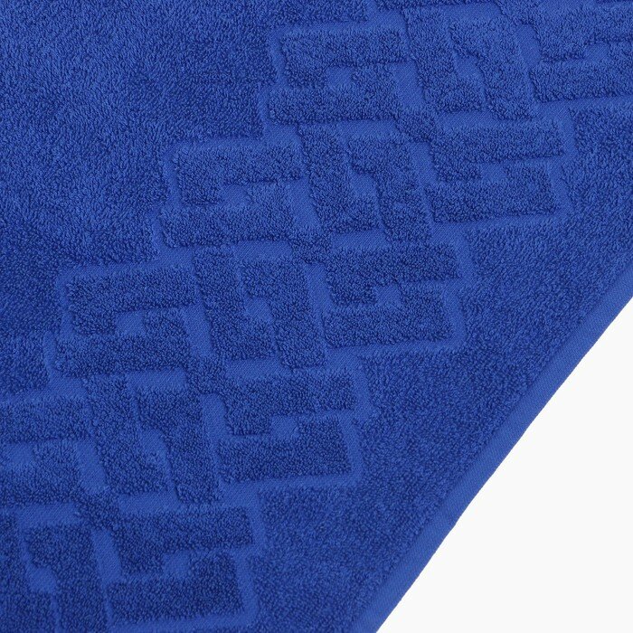 Полотенце махровое Baldric 30Х30см, цвет синий, 380г/м2, 100% хлопок - фотография № 2