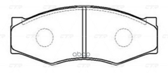 Колодки Тормозные, Передние (Новый № Gk0783) CTR арт. CKN68