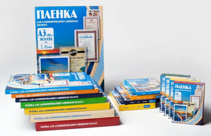 Пленка для ламинирования Office Kit 60мкм A4 (100) глянцевая 216x303мм PLP100123