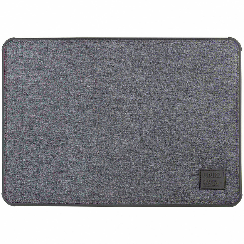 Чехол Uniq DFender Sleeve Kanvas для MacBook Pro 14" (2021)/Pro 13" (до 2016) цвет Серый (DFENDER(13)-GREY)