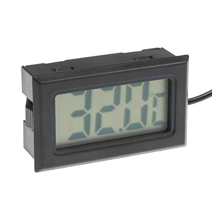 Термометр цифровой, ЖК-экран, провод 1 м (1шт.)