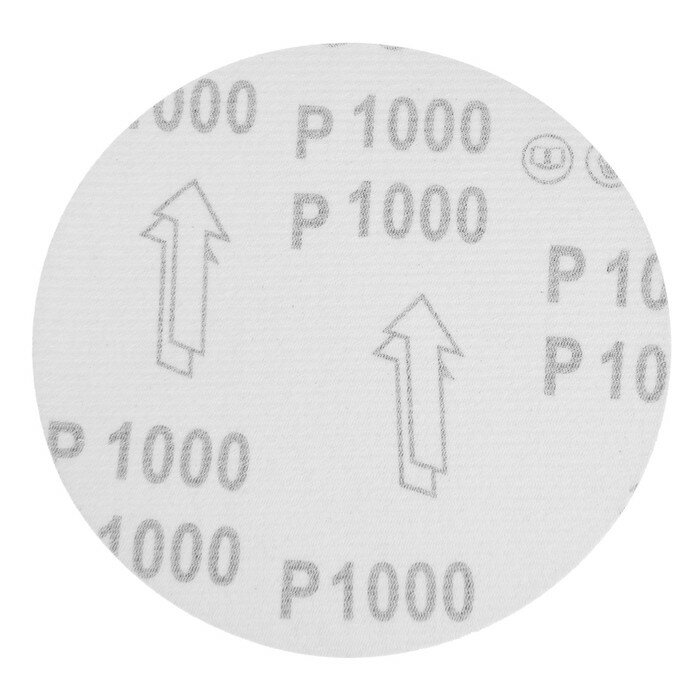 Круг абразивный шлифовальный под "липучку" тундра, 150 мм, Р1000, 5 шт. - фотография № 3