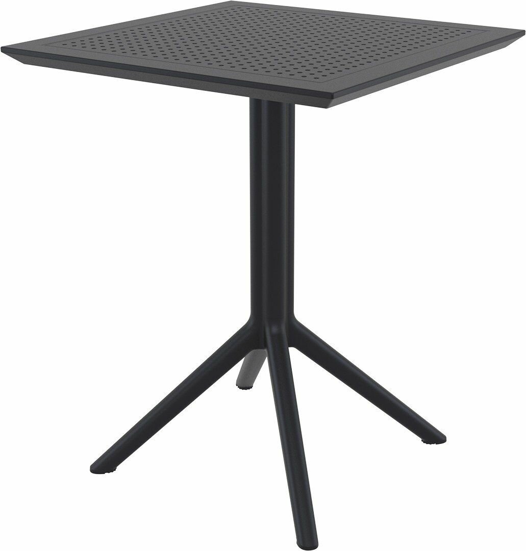 Стол пластиковый складной ReeHouse Sky Folding Table Ø60 Черный - фотография № 8