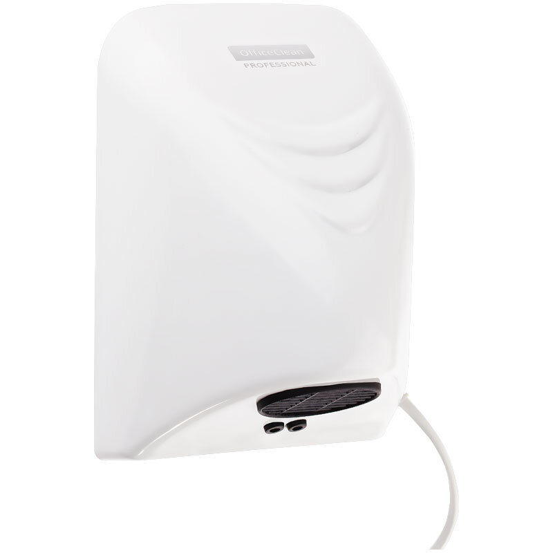 Электросушитель для рук OfficeClean Professional 850Вт сенсорный белый ABS-пластик 1 шт - фотография № 1