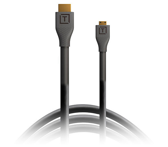 Кабель Tether Tools TetherPro HDMI Micro to HDMI 2.0, 0.3m, черный