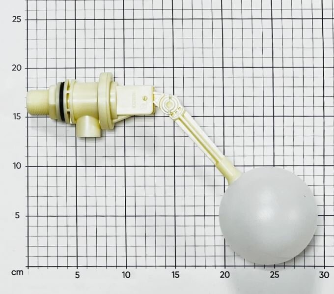 Поплавковый клапан G3/4 пластик шар L=315мм