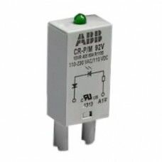 1SVR405654R1100 Светодиод ABB CR-P/M-92 110-230V AC/DC зеленый для реле CR-P, CR-M