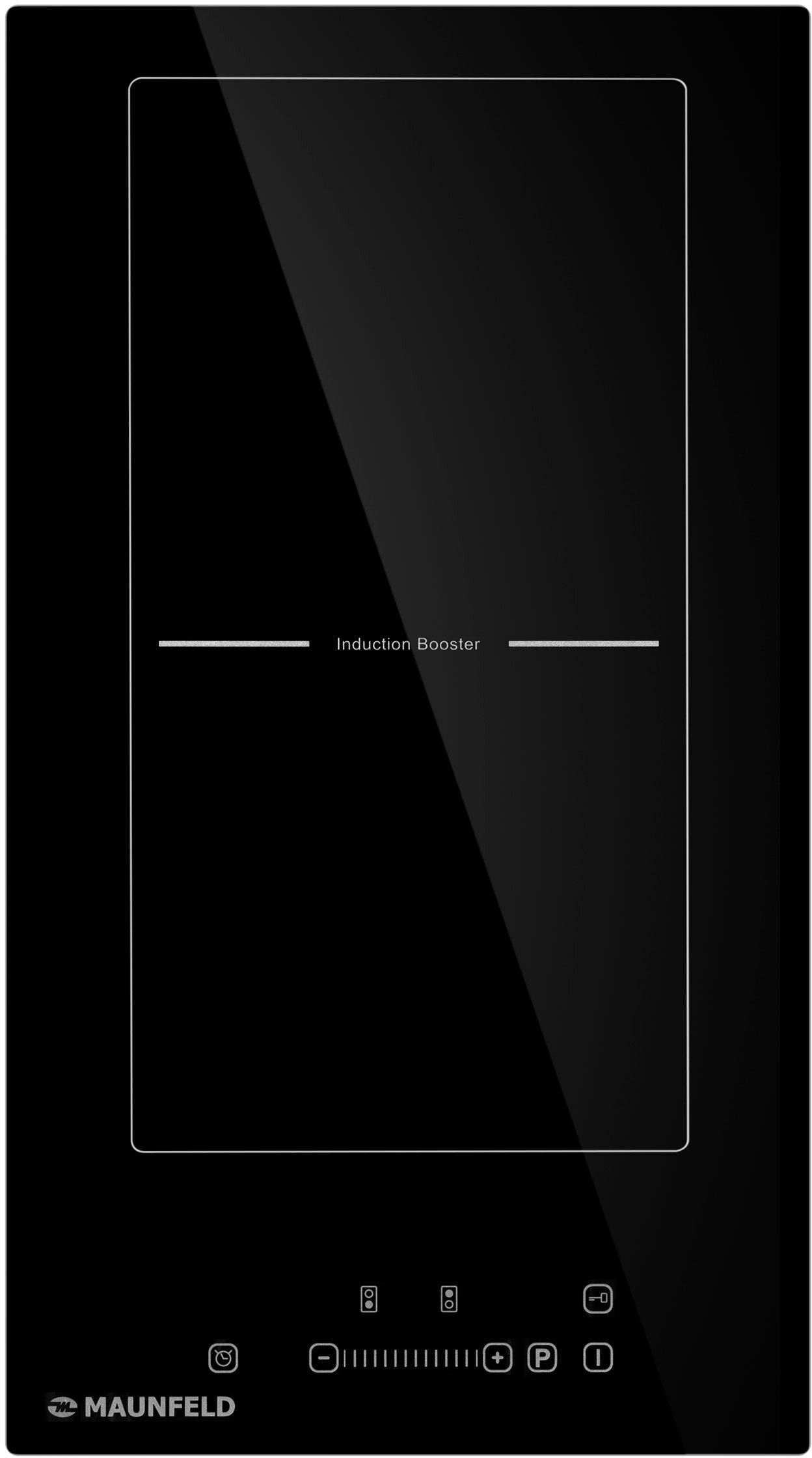 Встраиваемая варочная панель/ Индукционная, 30 см, 2 конфорки, черный цвет - фотография № 1