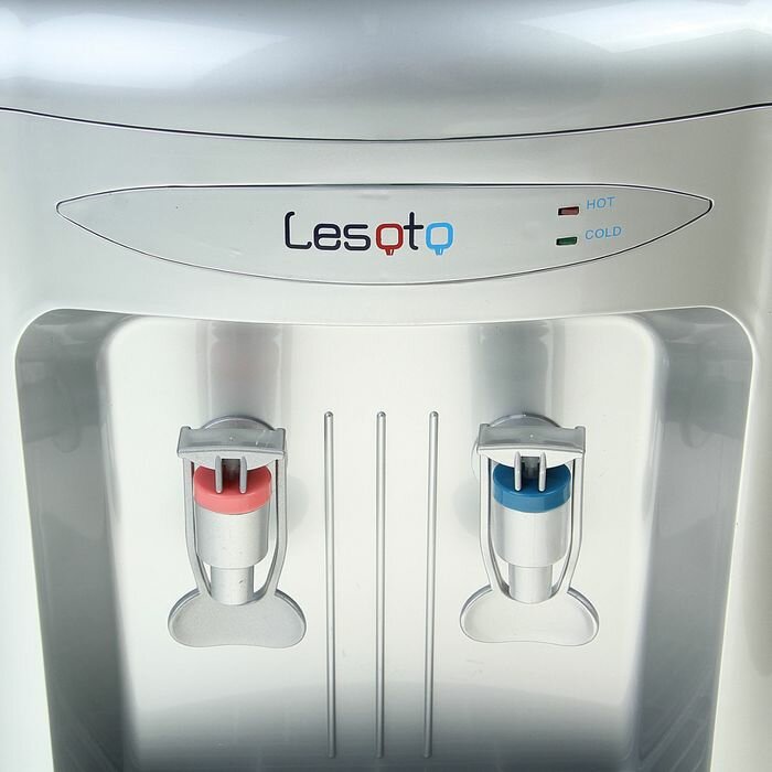 LESOTO Кулер для воды LESOTO 36 TD, с охлаждением, 500 Вт, цвет серебро - фотография № 2