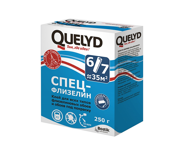 Клей для виниловых обоев Quelyd "Спец Флизелин" 250 г