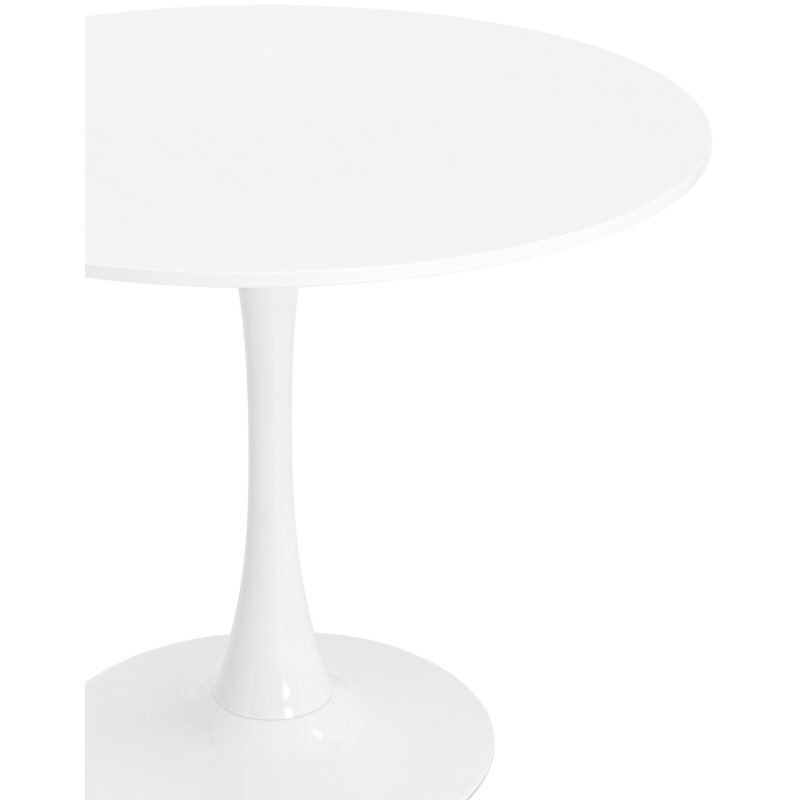 Стол для столовых SG_Tulip D90 белый - фотография № 4