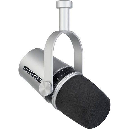 Микрофон Shure MOTIV MV7 USB, серебристый MV7-S