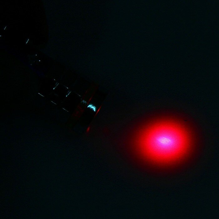 Лазер на карабине с фонариком, цвета микс - фотография № 2