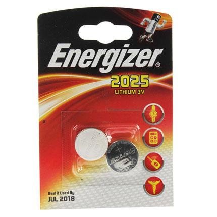 Energizer CR2025 Lithium 3V BL2 , 2шт.