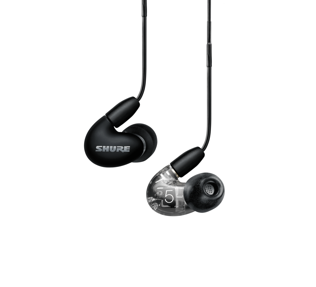 SHURE SE53BABK+UNI-EFS. Внутриканальные наушники Shure AONIC 5 с тремя драйверами, TRS (jack) 3,5 мм, черный