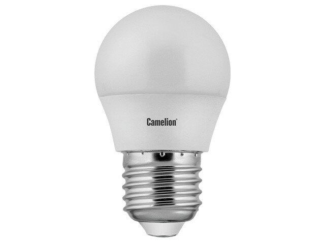 Эл.лампа светодиодная шар LED8-G45/865/E27 (8W=75Вт,780 Lm) Camelion - фотография № 2