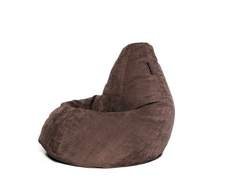 Superpuff Кресло мешок XXL Brown Velvet Кресло мешок