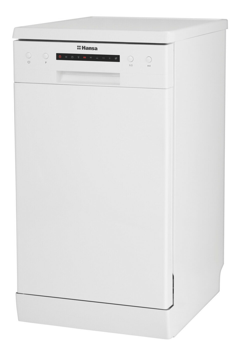 Посудомоечная машина Hansa ZWM416WEH, 45 см, 6 программ, программа половинной загрузки, третья корзина (Maxi Space), белый - фотография № 1